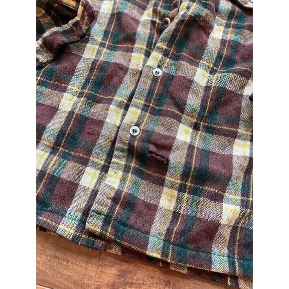 Vintage 1920-30s Jc Penny Sportclad 100% Wool Flannl READ BELOW - Picture 2 of 10
